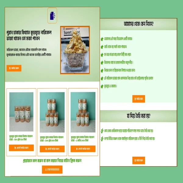 Coconut Chips - Cartflows Landing Page