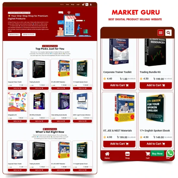 Ultimate Digital Product Website Template